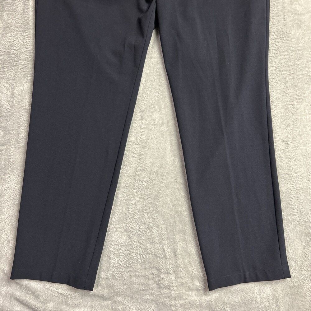 Calvin Klein Stretch Drawstring Navy Blue Dress Pants 36x30 Travel Tech Casual - Picture 3 of 14